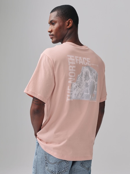 The North Face Pink Half Dome Photo Back Print T-Shirt (F48547) | €39