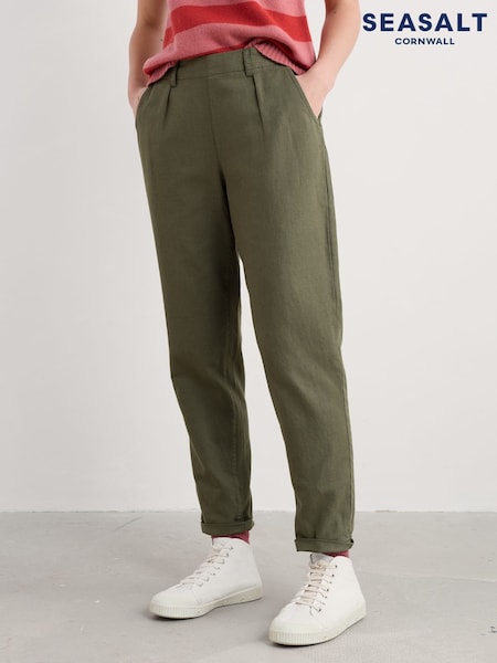 Seasalt Cornwall Green Nanterrow Trousers (F48647) | €84