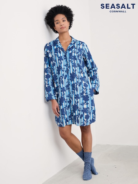 Seasalt Cornwall Dawn Air 100% Cotton Printed Nightshirt (F48655) | 75 €