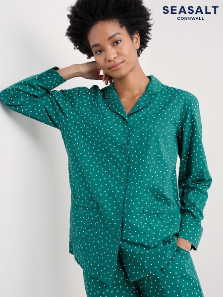 Grün - Seasalt Cornwall Multi View Point 100% Cotton Pyjamas (F48670) | 92 €