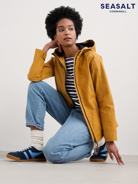 Seasalt Cornwall Yellow Waterway Waterproof Jacket (F48688) | €158