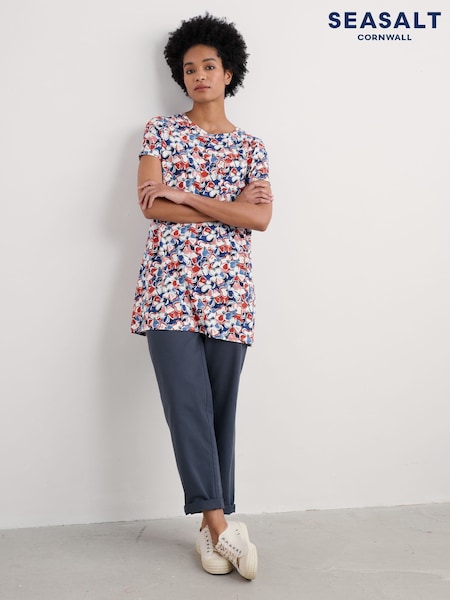 Schwarz - Seasalt Cornwall Multi Bowithick Jersey Tunic (F48696) | 73 €