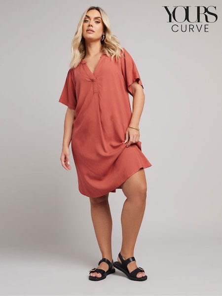 Yours Curve Pink Tunic Dress (F48878) | $47