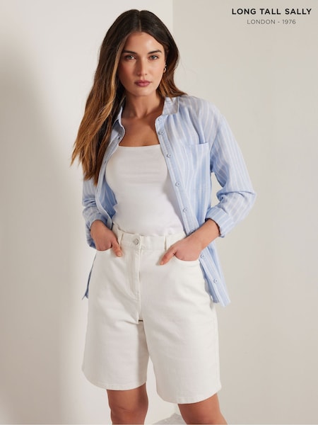Valkoinen - Long Tall Sally Bermuda Lyhyt lahje (F48940) | €47
