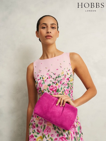 Hobbs Pink Clifton Clutch Bag (F48974) | €126