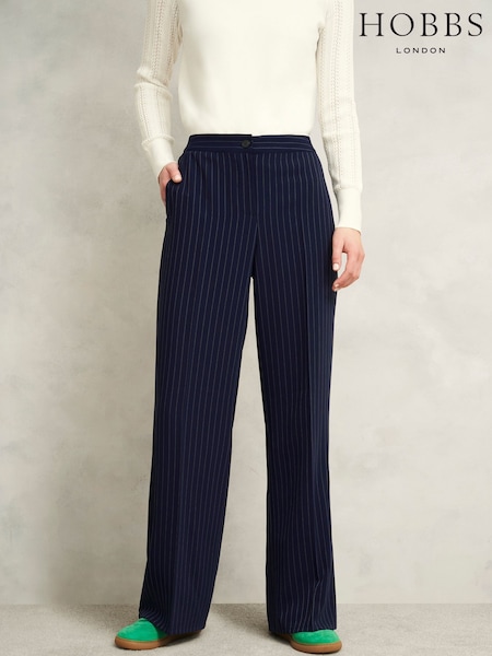 Hobbs Blue Hadley Trousers (F48991) | €152