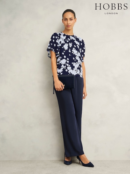Hobbs Blue Verena Top (F48993) | ₪448