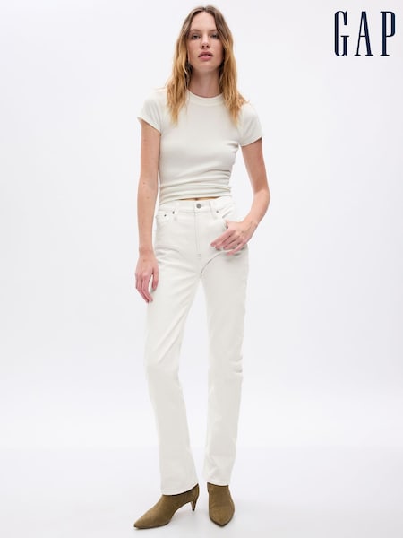 Off White - Gap High Waisted 90s Straight Jeans (F49005) | €66