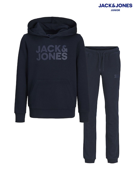 JACK & JONES JUNIOR Blue Hooded Sweat and Jogger Set (F49079) | 3,004 UAH