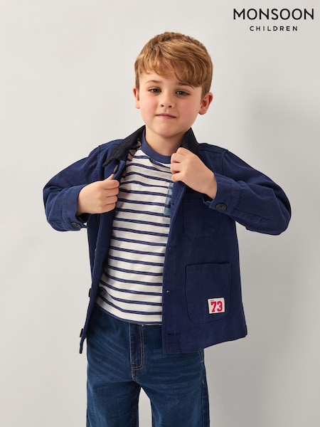 Monsoon Blue Collar Cord Jacket (F49106) | AED249 - AED291