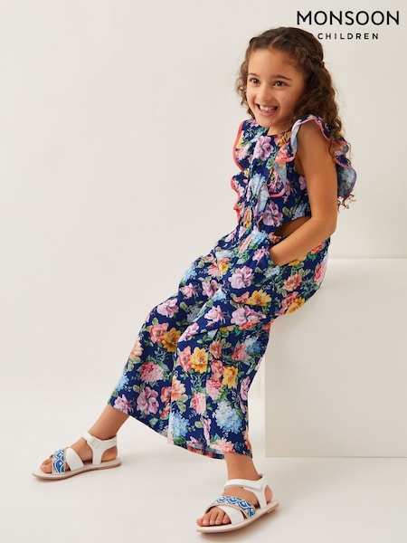 Monsoon Vintage-style Floral Jumpsuit (F49126) | €39 - €46