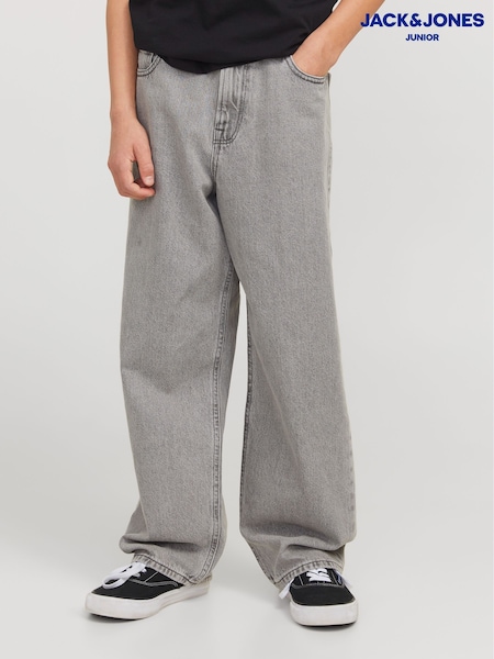 JACK & JONES JUNIOR Grey Alex Loose Fit Jeans (F49159) | €38
