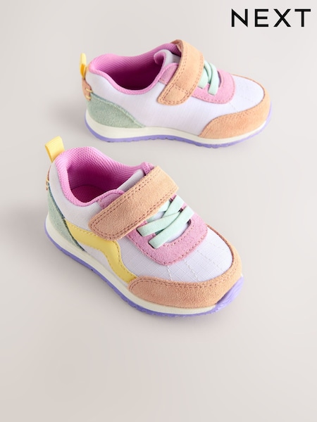 Multi Colourblock Standard Fit (F) First Walker Trainers (F49167) | AZN 65