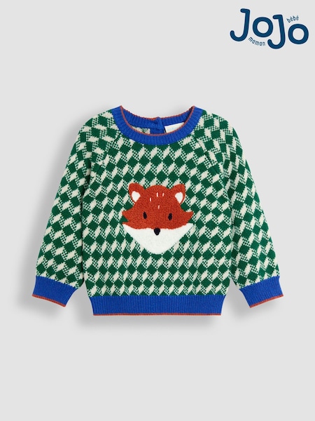 JoJo Maman Bébé Green Appliqué Jumper (F49193) | AED175 - AED210