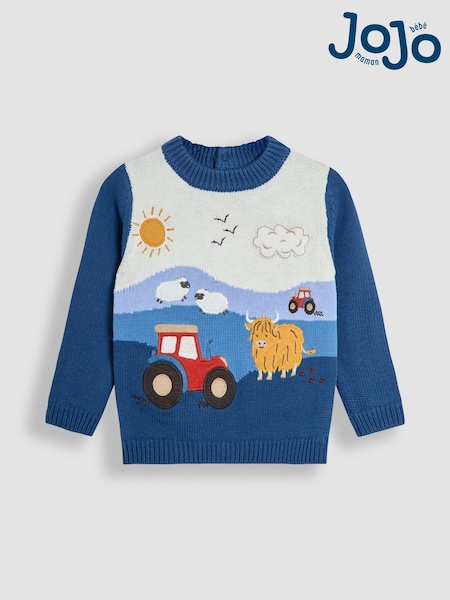modra - JoJo Maman Bébé Scene Jumper (F49196) | € 37 - € 41
