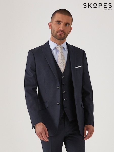 Skopes Blue Slim Fit Farnham Suit Jacket (F49238) | AED757