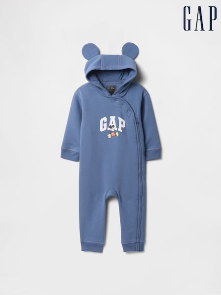 Mochila escolar azul - Pijama tipo pelele con capucha, diseño de Disney y logo para bebé de Gap (recién nacido - 12 meses) (F49296) | 42 €