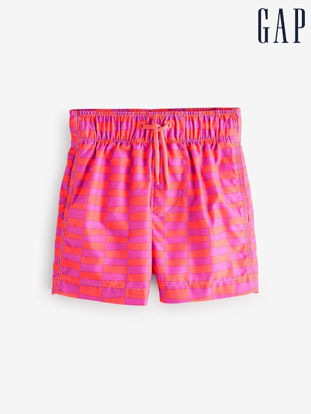 Gap Pink Drawstring Swimming Shorts (4-13yrs) (F49312) | €26