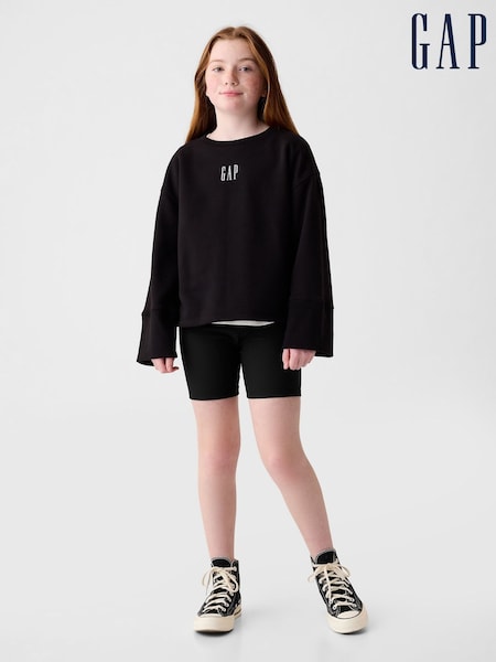 Gap Black Rib Biker Shorts (4-13yrs) (F49326) | €20