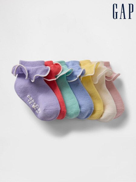 Gap Ruffle Ankle Socks 7-Pack (F49345) | 22 €