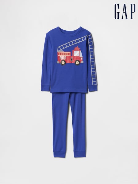 Синий пожарный автомобиль - Gap Cotton Long Pyjamas (6mths-5yrs) (F49346) | €24