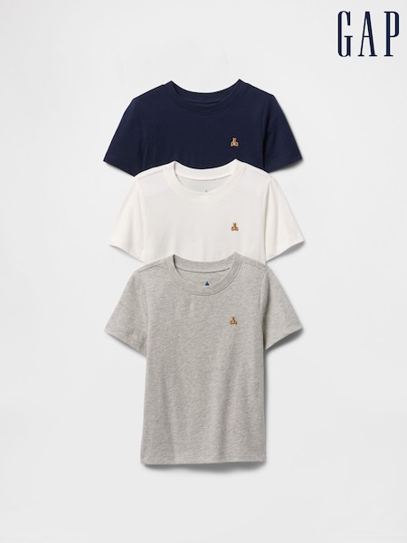 Gap 3-Pack Brannan Bear Everyday T-Shirts (6mths-5yrs) (F49354) | 25 €