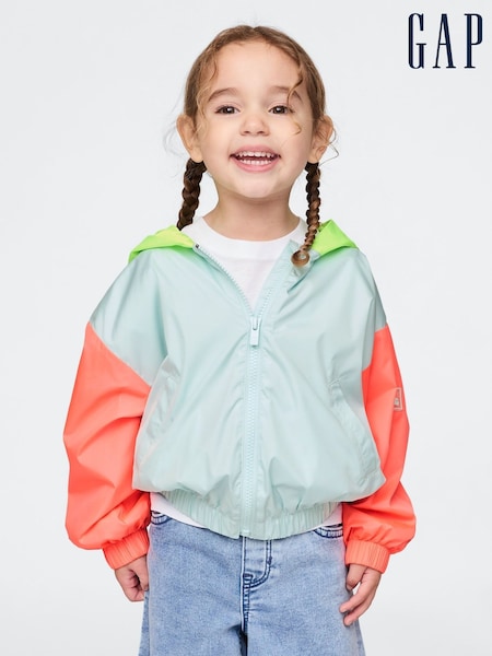 Gap Green Colourblock Windbreaker Jacket (6mths-5yrs) (F49403) | €34