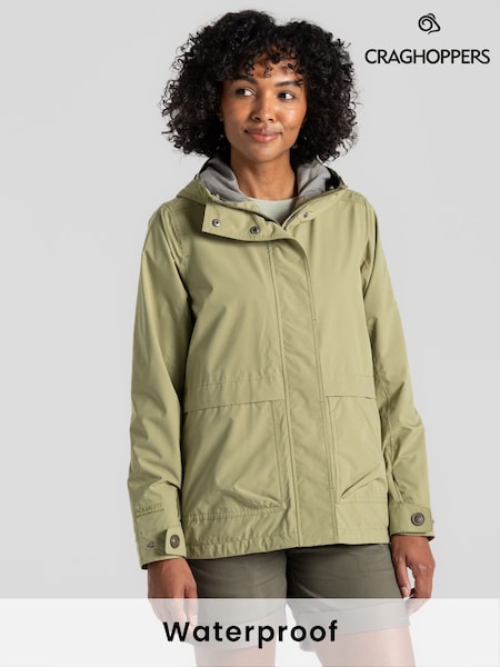 Craghoppers Green National Trust Tambrook Waterproof Jacket (F49534) | 652 LEI
