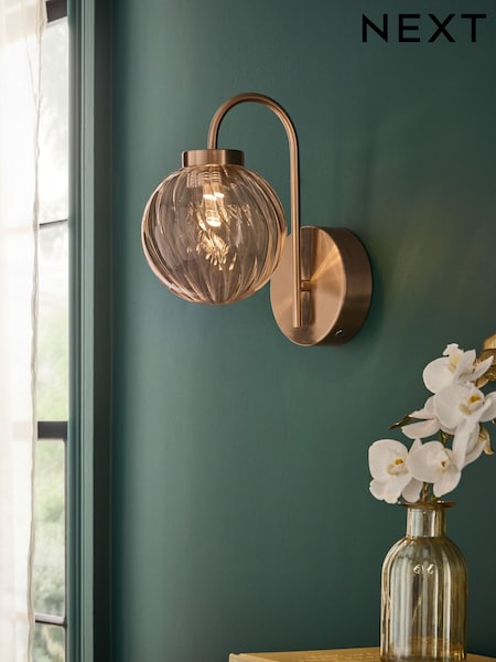 Natural Freya Rechargeable Wireless Wall Light (F49640) | €59
