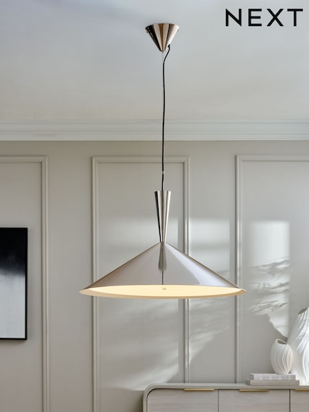 Chrome Neo Pendant Ceiling Light (F49652) | €232