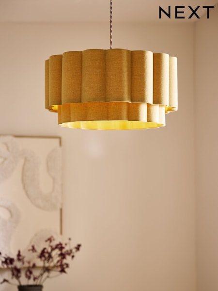 Ochre Yellow Larson Large Easy Fit Ceiling Light (F49658) | €55