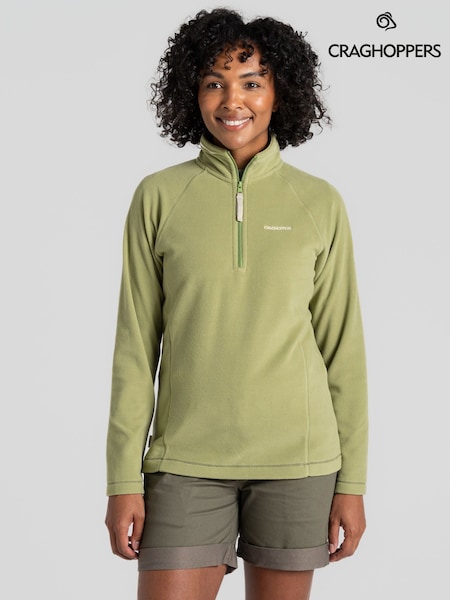 Craghoppers Green National Trust Miska Half Zip Fleece (F49672) | ₪126