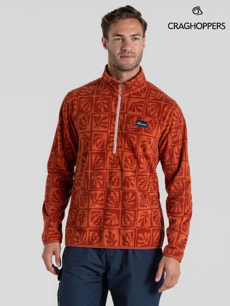 Craghoppers Red Galdie Half Zip Fleece (F49675) | €50