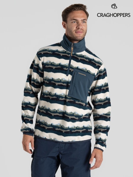 Craghoppers Blue Natioinal Trust Losehill Half Zip Fleece (F49681) | €57