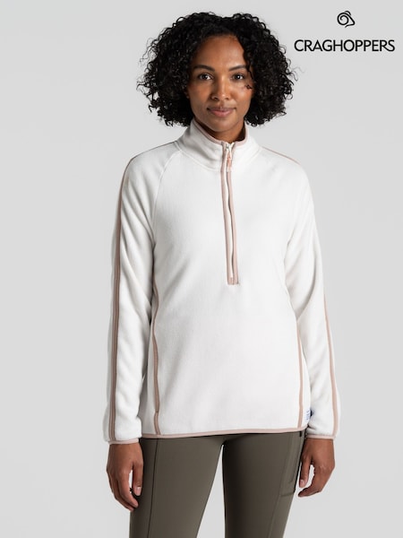 Craghoppers Cream CO2 Renu II Half Zip Fleece (F49693) | €78