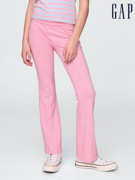 Gap Light Pink Flare Leggings (4-13yrs) (F49731) | €23