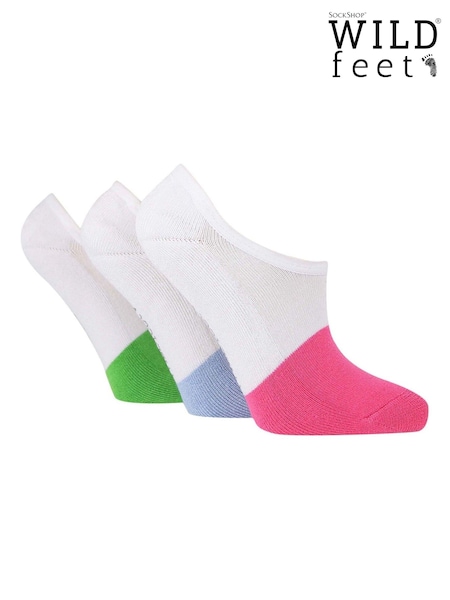 Rosa - Wild Feet Bamboo Cushioned Super Bajo Cut Trainer Liners with Heel Grip (F50020) | 17 €