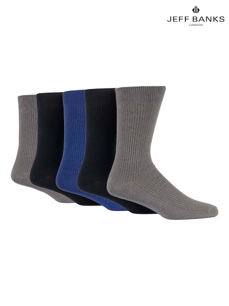 Musta - Jeff Banks Cotton Leisure Socks (F50034) | €22