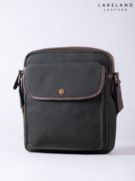 Lakeland Leather Dark Green Waxed Walton Rolltop Backpack (F50069) | €102