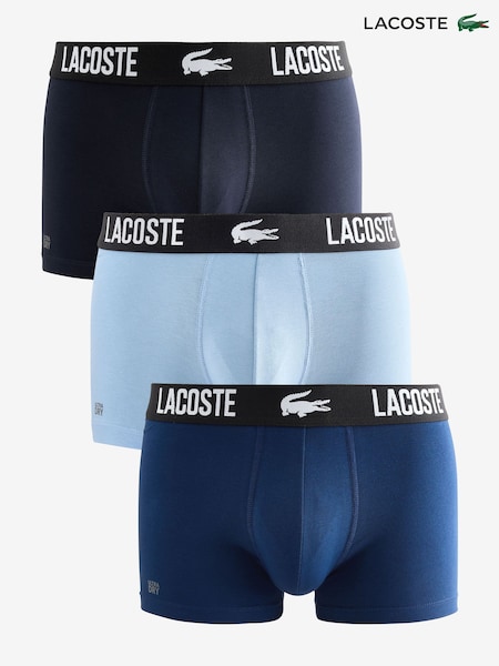 Lacoste Blue Blue 3 Pack Boxers (F50134) | €46