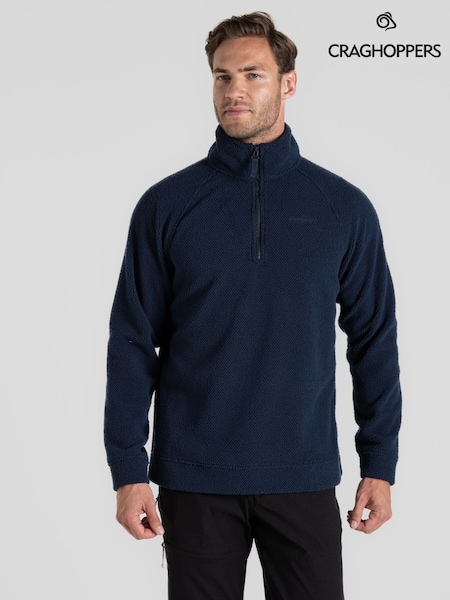 Craghoppers Blue Karlton Half Zip Fleece (F50148) | €50