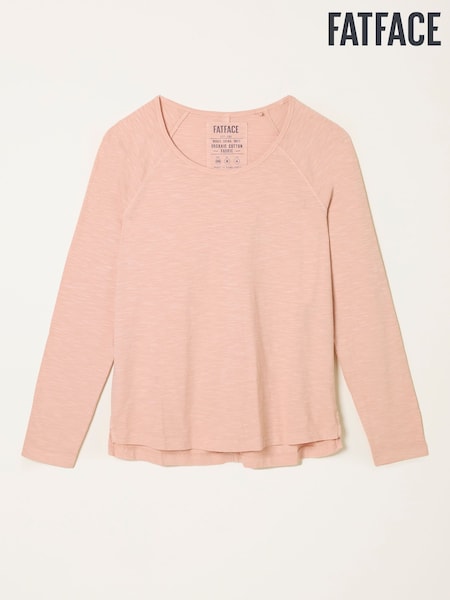 FatFace Ava Rose Pink Long Sleeve T Shirt (F50236) | €40