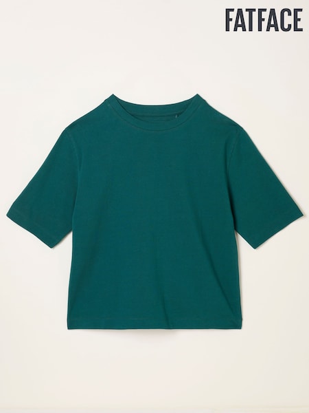 FatFace Anais Teal Blue Relaxed T Shirt (F50256) | €42