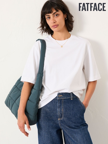 FatFace Anais White Relaxed T Shirt (F50266) | €42