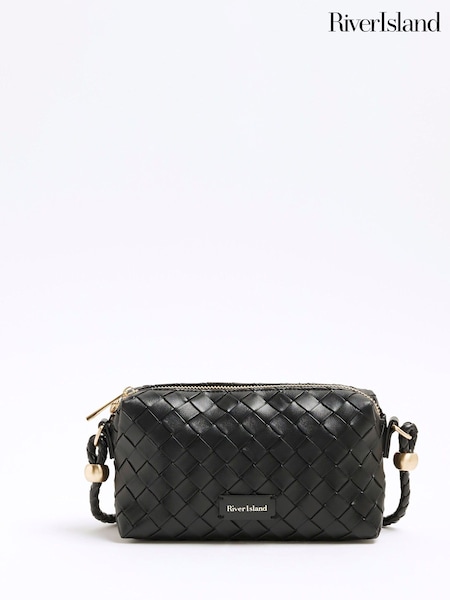 River Island Weave Cross-body Bag (F50357) | kr590