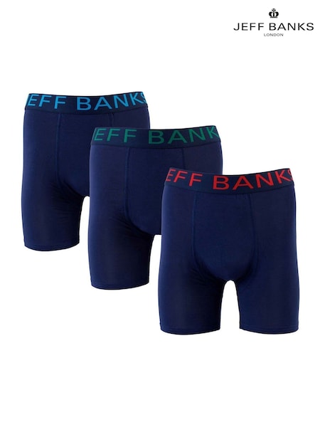 Jeff Banks Blue Bamboo Boxers (F50459) | €23