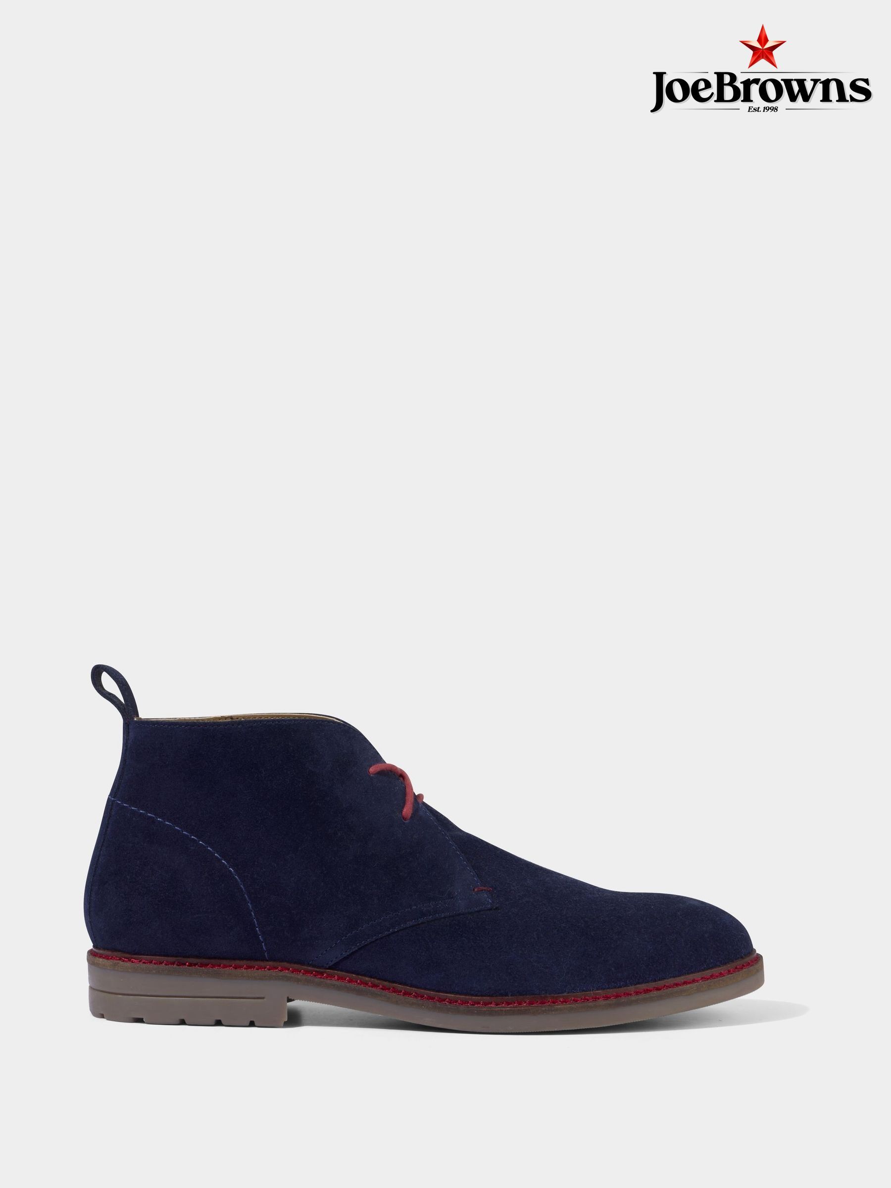 blue suede boots mens
