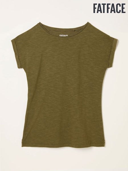 FatFace Ivy Olive Green T-Shirt (F50556) | €35