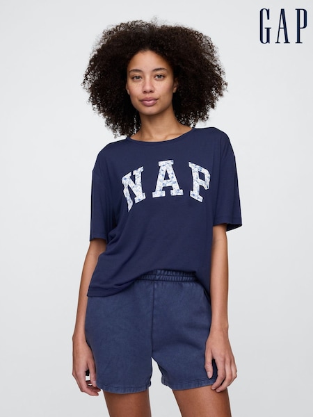Sininen - Gap Short Sleeve Pyjama T-shirt (F50562) | €22