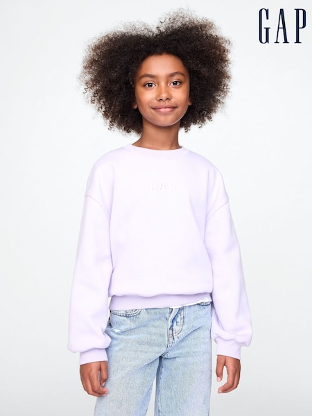 Gap Purple Vintage Logo Soft Sweatshirt (4-13yrs) (F50574) | €29